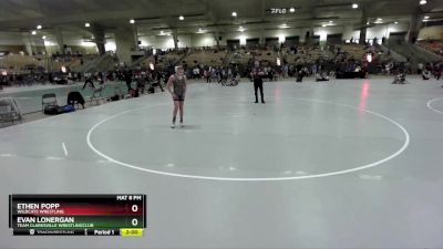 120 lbs Champ. Round 2 - Evan Lonergan, Team Clarksville WrestlingClub vs Ethen Popp, Wildcats Wrestling