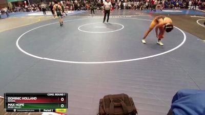 126 lbs Cons. Round 1 - Dominic Holland, Edison vs Max Hope, River Valley