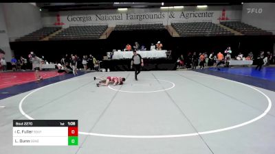 105 lbs Quarterfinal - Camden Fuller, South Paulding Junior Spartans Wrestling Club vs Lewis Dunn, Dendy Trained Wrestling