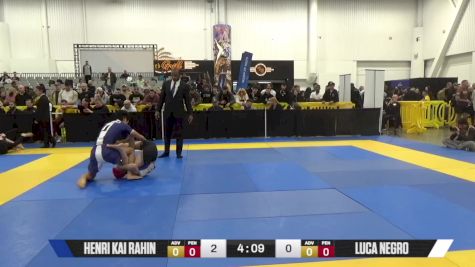 Luca Negro vs Henri Kai Rahin 2024 World IBJJF Jiu-Jitsu No-Gi Championship