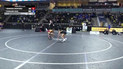 103 lbs Quarterfinal - Sterling Dias, Iowa vs Jennesis Martinez, Colorado Mesa University