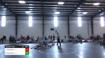70 lbs Quarterfinal - Jon Gonzalez, Sebolt vs Brighton Karvoski, Nywa
