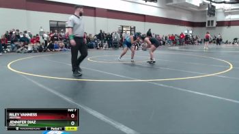 135 lbs Round 3 - Jennifer Diaz, Perry Meridian vs Riley VanNess, Western