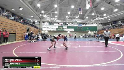 132 lbs Cons. Round 2 - Anthony Garcia, Great Oak vs Gael Martinez, Brawley