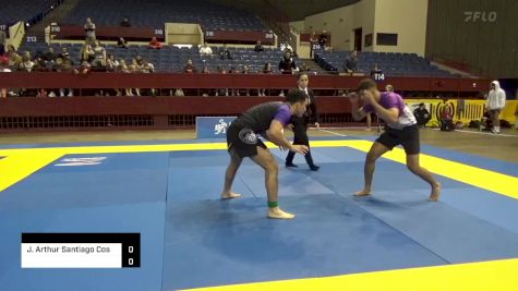 José Arthur Santiago Costa vs Anthony Gabriel Andrade Silv 2024 Pan IBJJF Jiu-Jitsu No-Gi Championship