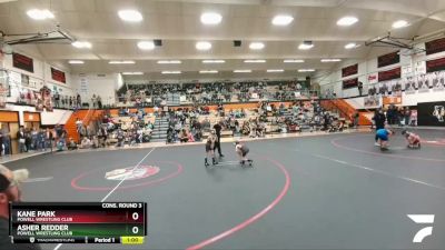 53 lbs Cons. Round 3 - Kane Park, Powell Wrestling Club vs Asher Redder, Powell Wrestling Club