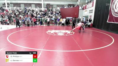 150 lbs Quarterfinal - Oliver Phillips, Baylor School vs Jackson Barnes, St. Mark's School Of Texas