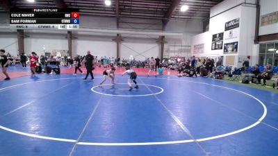 88 lbs Rr Rnd 5 - Cole Maver, Ruthless - MSB vs Sam Forman, CT Whale - MSB