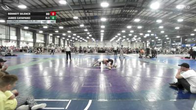 75 lbs Round Of 16 - Bennett Silence, Indiana Outlaws Red - EL vs James Catapano, PA Revival - EL