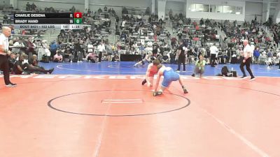 152 lbs Semifinal - Charlie Desena, FL vs Brady Hand, VA