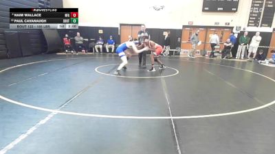 165 lbs Round Of 16 - Naim Wallace, Norwich Free Academy vs Paul Cavanaugh, Southington