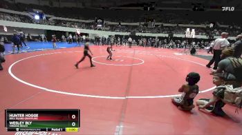 60 lbs Quarterfinal - Wesley Bly, Virginia Beach vs Hunter Hogge, Bull Island Grappling