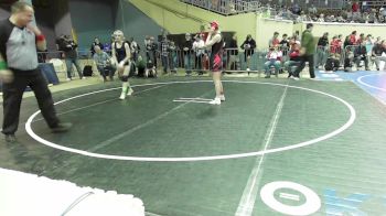 96 lbs Quarterfinal - Gracie Repp, Duncan Demons vs Madison Owens, Enid Junior High