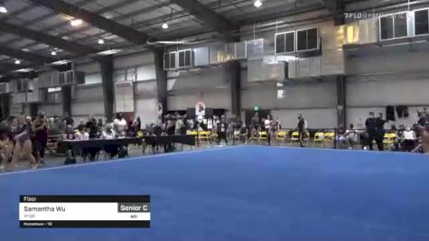 Samantha Wu - Floor, wvgs - 2021 Region 1 Women's Championships