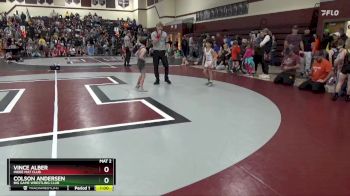 PW-8 lbs Cons. Semi - Colson Andersen, Big Game Wrestling Club vs Vince Alber, Indee Mat Club