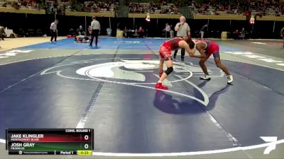 138-4A/3A Cons. Round 1 - Jake Klingler, Montgomery Blair vs Josh Gray, Franklin