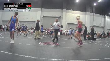 125 lbs Champ. Round 1 - George Bringus, Greater Heights Wrestling vs Koby Kirkpatrick, Rockmart Takedown Club