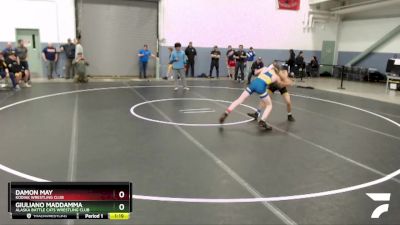 126 lbs Round 2 - Damon May, Kodiak Wrestling Club vs Giuliano Maddamma, Alaska Battle Cats Wrestling Club