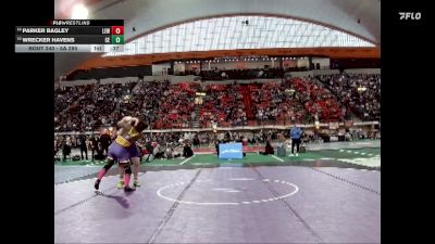 5A 285 lbs Cons. Round 1 - Parker Bagley, Lewiston vs Wrecker Havens, Century