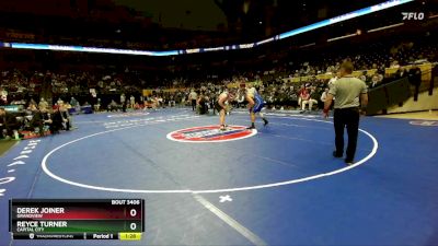 285 Class 3 lbs 1st Place Match - Reyce Turner, Capital City vs Derek Joiner, Grandview