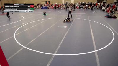 8U - K Cons. Round 1 - Harrison Sather, Lakeville Youth Wrestling Association vs Reece Rankins, Blaine Wrestling Association