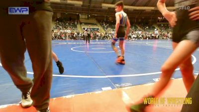 80 lbs Round Of 32 - Cord Christensen, Texas Elite vs Cayden Mango, Collum Trained