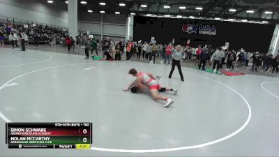 190 lbs Cons. Round 2 - Simon Schwabe, Askren Wrestling Academy vs Nolan McCarthy, Grindhouse Wrestling Club