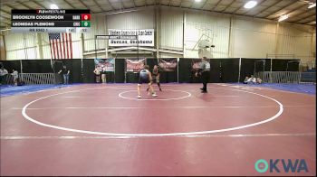 130-150 lbs Rr Rnd 1 - Brooklyn Coosewoon, Darko Valley Wolf Pack vs Leonidas Plemons, Chickasha Youth Wrestling