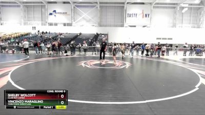 88 lbs Cons. Round 5 - Vincenzo Maraglino, Yorktown Wrestling vs Shelby Wolcott, Club Not Listed