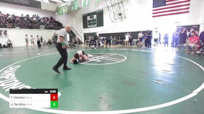 132 lbs Consi Of 16 #1 - Triston Valadez, Palm Desert vs Joseph De Alba, Sylmar