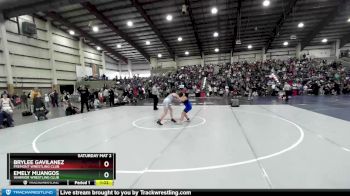 110+ Cons. Round 1 - Brylee Gavilanez, Fremont Wrestling Club vs Emely Mijangos, Warrior Wrestling Club