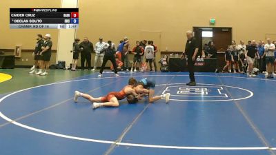 84 lbs Champ. Rd Of 16 - Caiden Cruz, Barn Brothers vs Declan Solito, Seahawk Wrestling Club