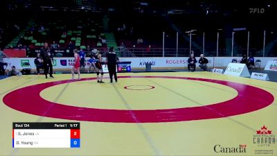 43kg Round 3 - Sarah Jones, Lakehead WC vs Danya Young, Dinos WC