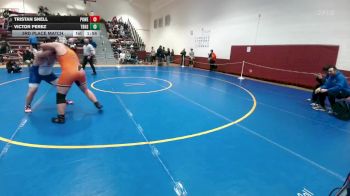 215 lbs 3rd Place Match - Tristan Snell, Powell vs Victor Perez, Thunder Basin