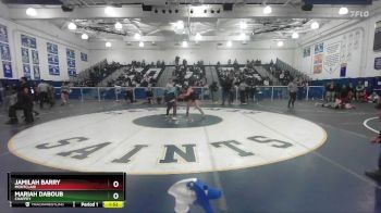 170 lbs Quarterfinal - Jamilah Barry, Montclair vs Mariah Daboub, Chaffey