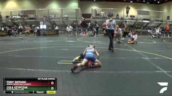 65/70 1st Place Match - Cole Szypczak, Elite Athletic Club vs Tony Distasio, Region Wrestling Academy