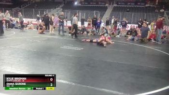 W 117 lbs Round 3 (4 Team) - Kylie Brigman, North Carolina vs Diana Barone, USA