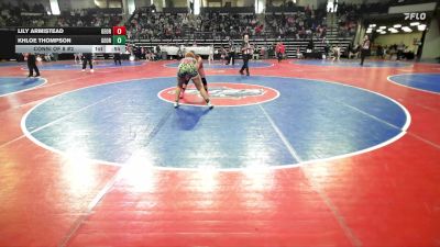 120-128 lbs Consi Of 8 #2 - Lily Armistead, Georgia vs Khloe Thompson, Georgia