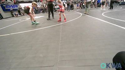 70 lbs Rr Rnd 1 - Tucker Moss, Blanchard Youth Wrestling Club vs Jett Hinz, Weatherford Youth Wrestling