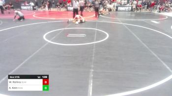 95 lbs Quarterfinal - Wynston Rollins, Bear Cave WC vs Amarri Kem, Ravage WC