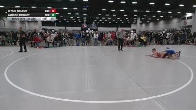 88 lbs Cons. Rd Of 16 - Wyatt Nelson, Berge Elite Wrestling Academy vs Landon Rowley, Topeka Blue Thunder Wrestling Club