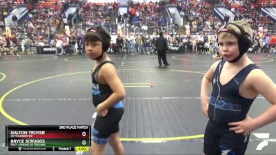 77 lbs 1st Place Match - Thomas Dyer, Manchester WC vs Jordan Cutler, Farwell Elite Youth Wrestling