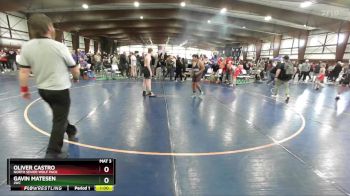 160 lbs Cons. Round 2 - Gavin Matesen, JWC vs Oliver Castro, North Sevier Wolf Pack