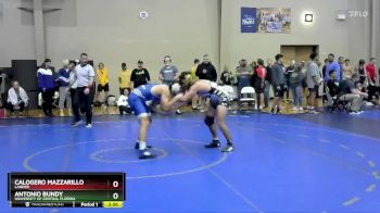 174 lbs Cons. Round 2 - Antonio Bundy, University Of Central Florida vs Calogero Mazzarillo, Lander