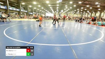 220 lbs Rr Rnd 1 - Michael Diorio, MetroWest United Black vs Juuso Young, Muddawg Wrestling Club