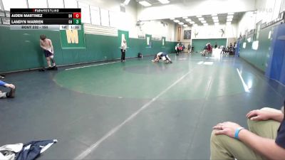 150 lbs Champ. Round 2 - Landyn Warren, Granite Hills vs Aiden Martinez, Dana Hills