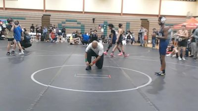 110 lbs 1st Place Match - Chase Gilbert, The St James Academy vs Xavier Lewis, Milford