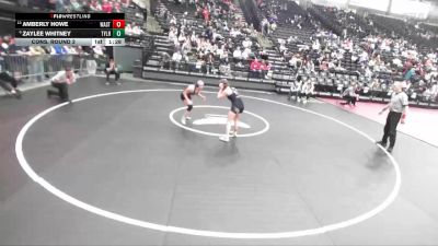 5A 125 lbs Cons. Round 2 - Zaylee Whitney, Taylorsville vs Amberly Howe, Wasatch