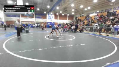 175 lbs Quarterfinal - Jesus Cardenas, Colony vs Lewis Goff, Newport Harbor