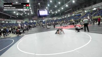 109 lbs Quarterfinal - Brodie Hill, Mile High WC vs Brayden Lucier, Bear Cave WC